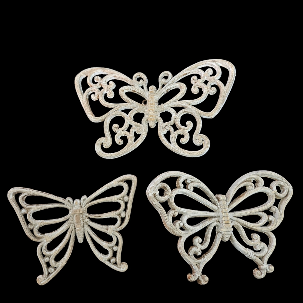 Syroco Inc Homco Butterfly Wall Hangings